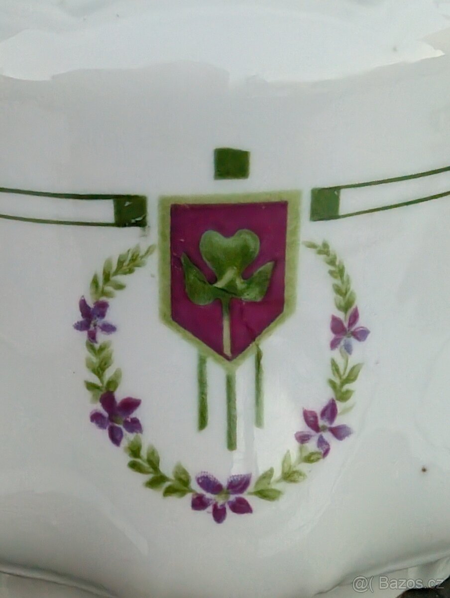 Sběratelská cukřenka v secesním stylu. - 6