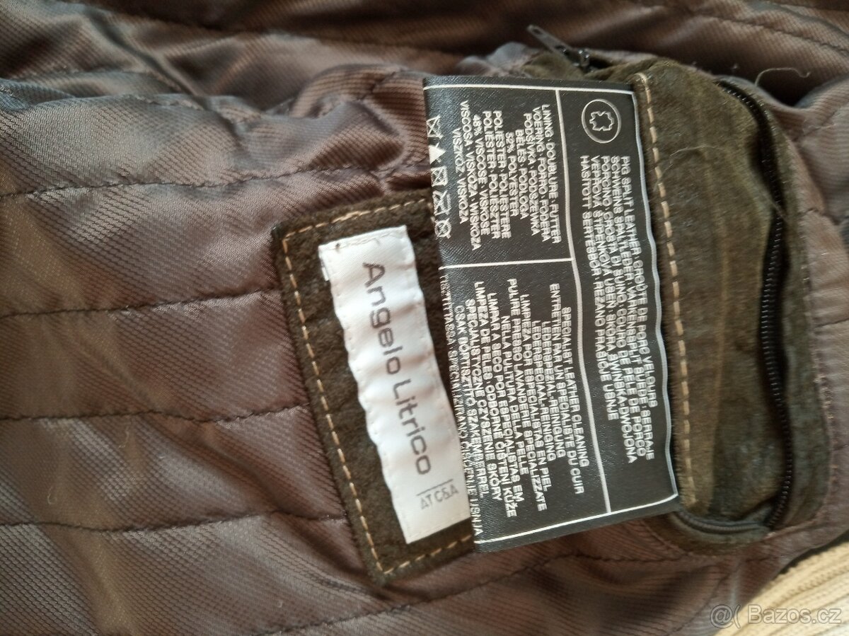 Kožená bunda velikost M - 6