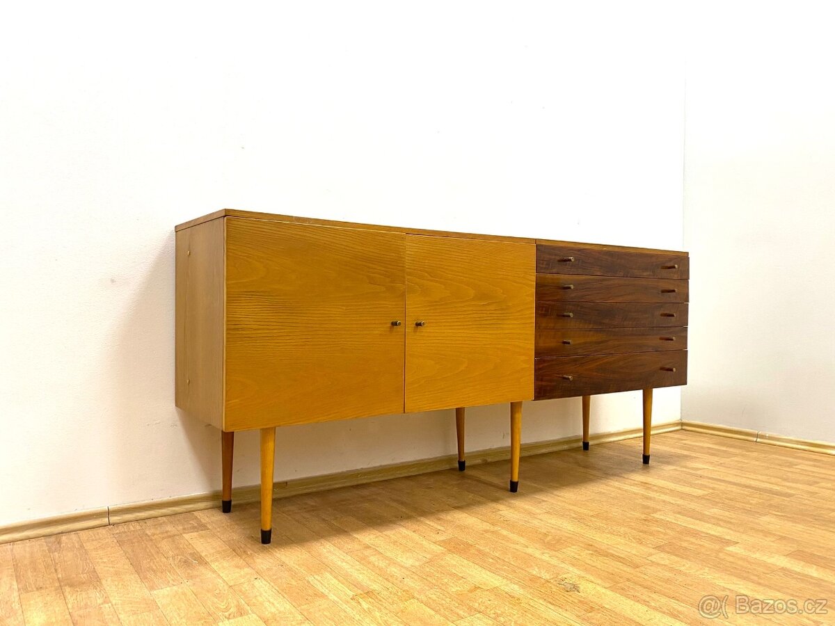 Retro komoda 60. léta Brusel—- - 6