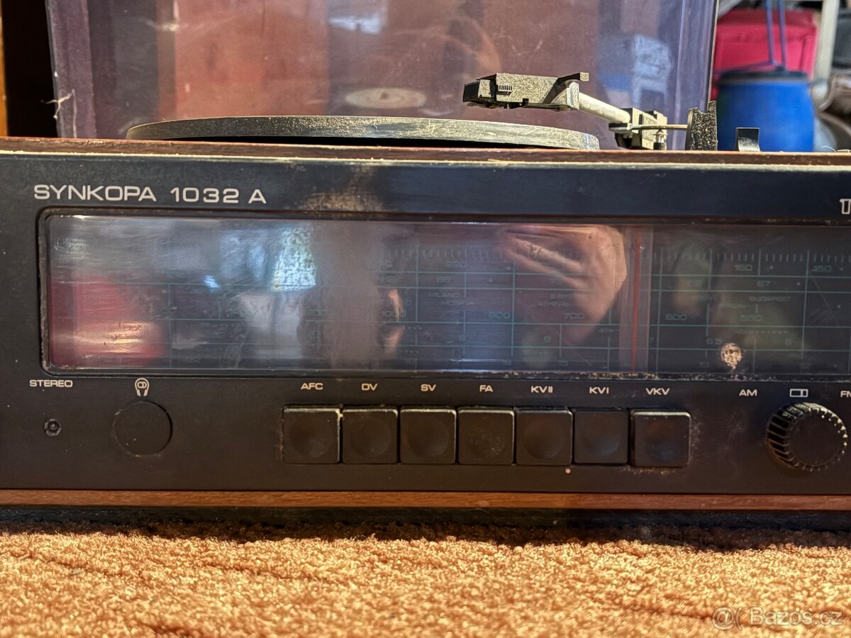 Retro gramofon TESLA 1032A "Synkopa" – Made in Czechoslova - 6