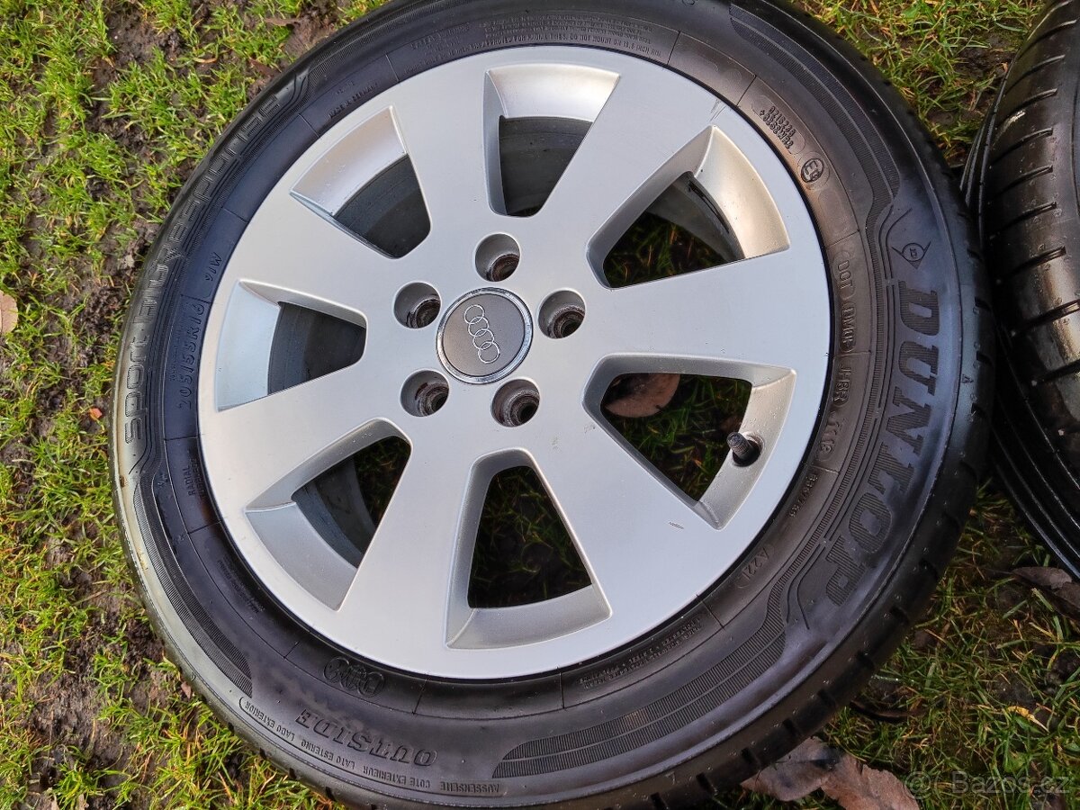 Letní sada Audi A3 r16 5x112 Dunlop 205/55/16 - 6