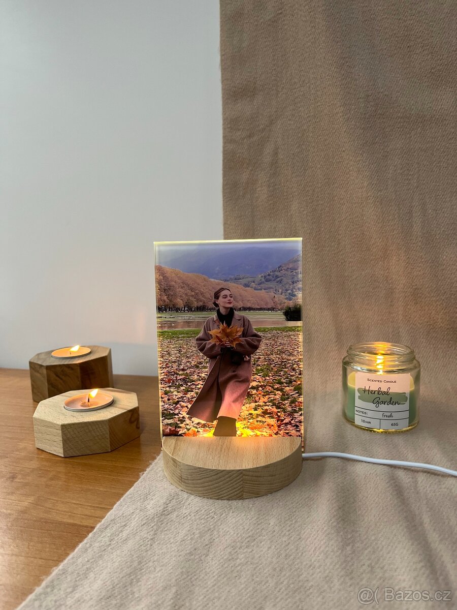 Personalizovaný LED hudební plakát, velikost A6 - 6