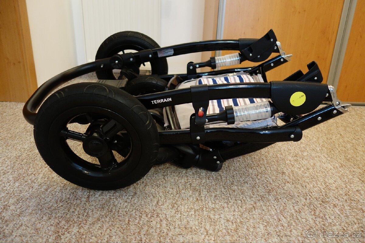 Prodám prostorný kočárek Monza Terrain 3v1 trojkombinace - 6