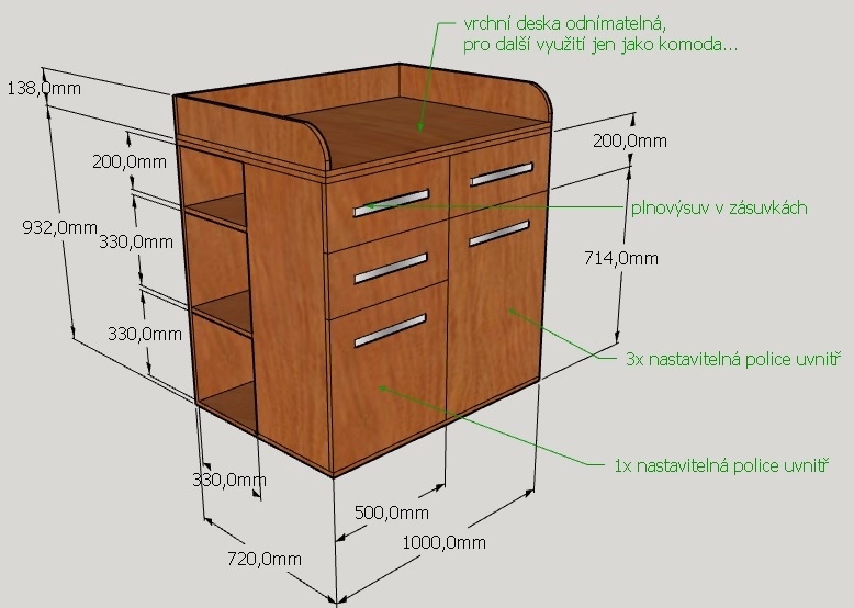 Přebalovací komoda - 6