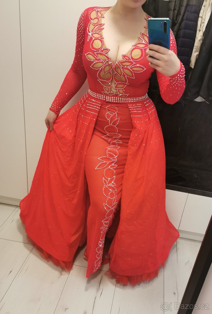 Maturitní/Společenské šaty vel. 38/M - 6