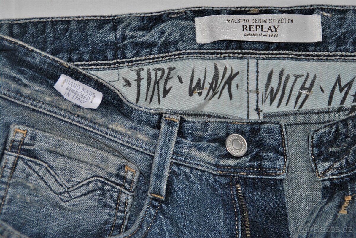 NOVÉ, Prémiové džíny REPLAY Maestro - 31 x 30 - 6