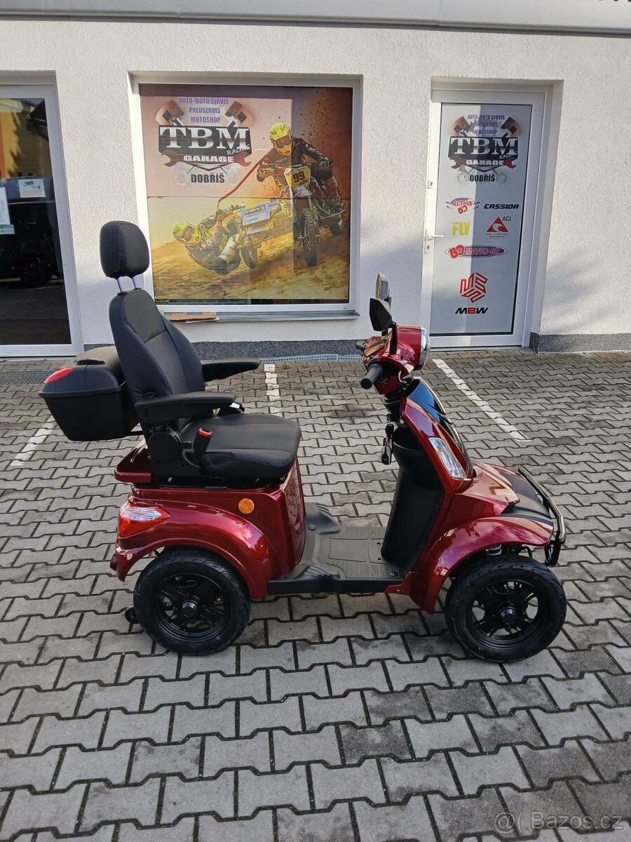 Elektrický čtyřkolový vozík pro seniory - 6