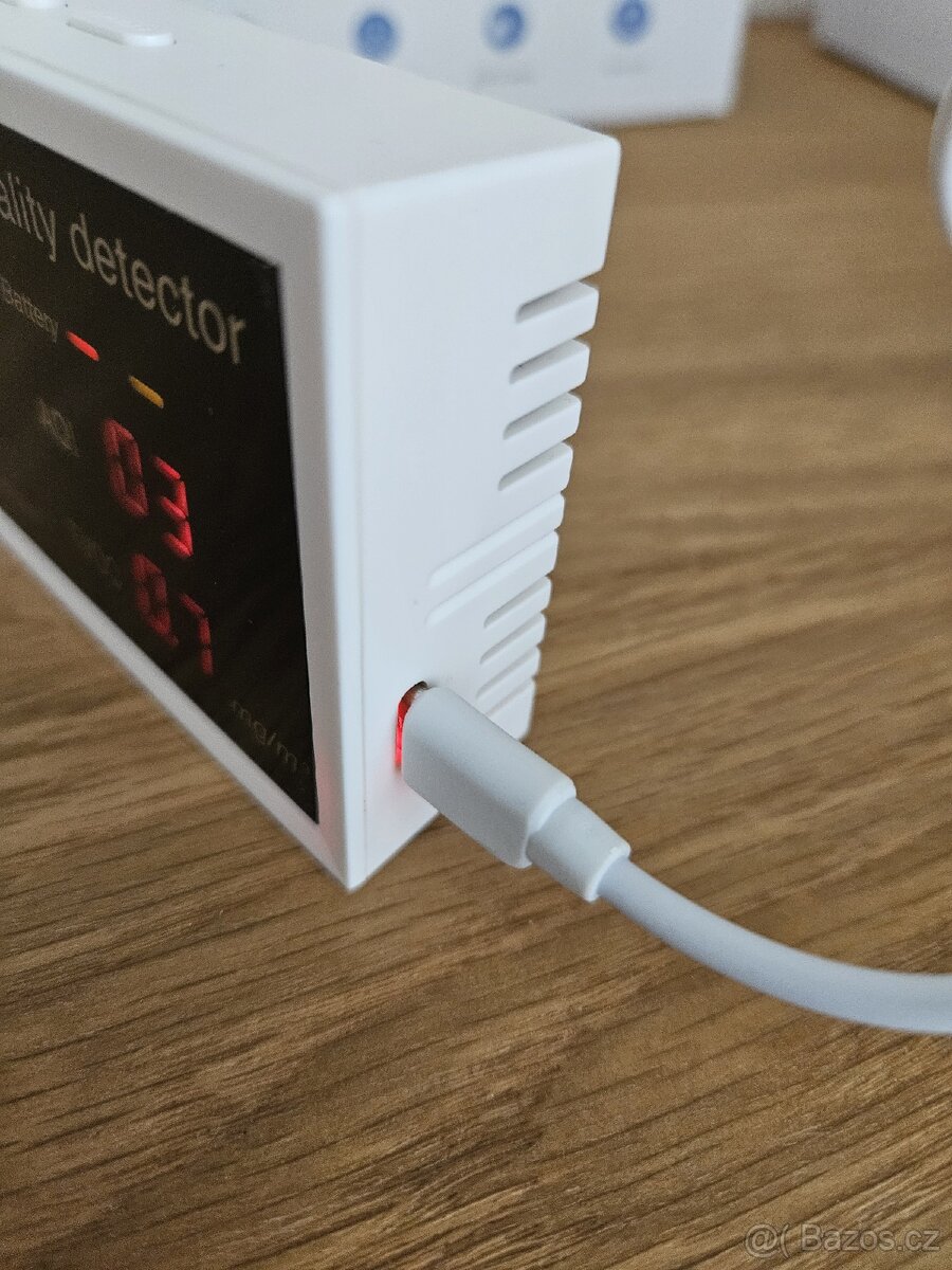 Detektor kvality vzduchu, vč. USB-C kabelu - 6