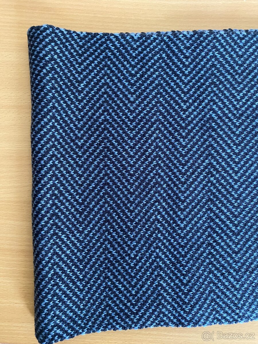 Nová unisex kruhová šála ALPINE PRO - modro-černá - 6