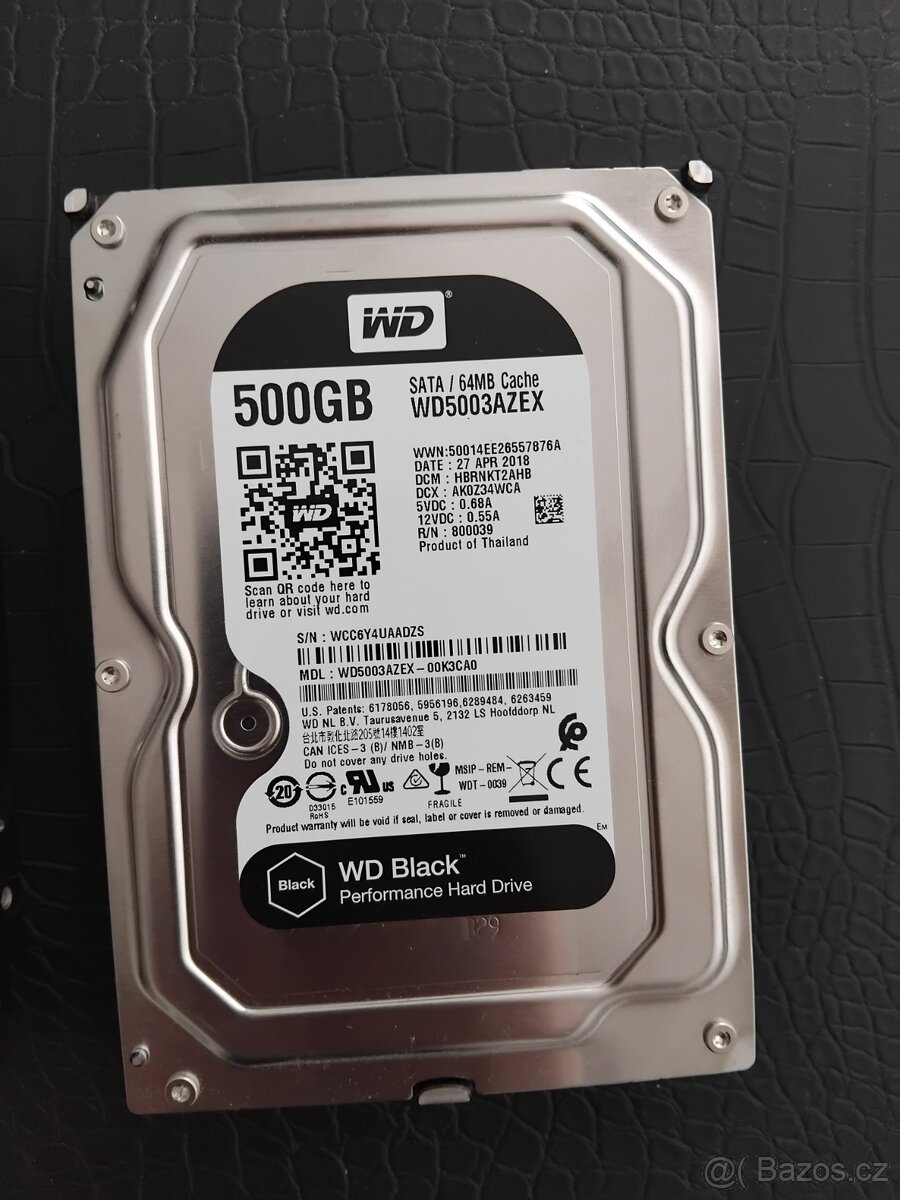 WD BLACK - 500 GB WD5003AZEX - 6