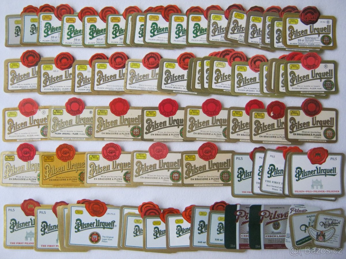 sbírka pivní etikety pivovar Prazdroj Plzeň 930ks - 6