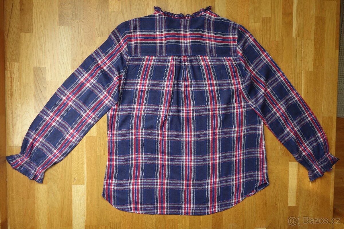 Dámská kostkovaná halenka, blůzka vel.40 - 6