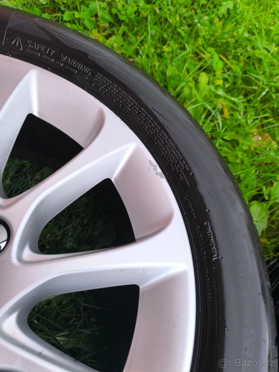 Originální alu disky pro koncern VW 5x112 s letními pneu - 6