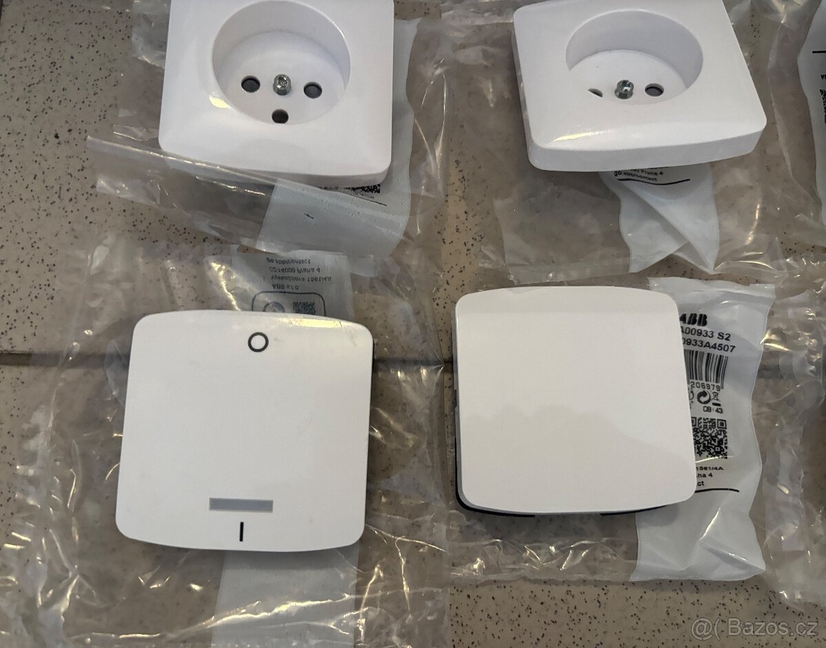 Vypínače a zásuvky ABB Tango - 6