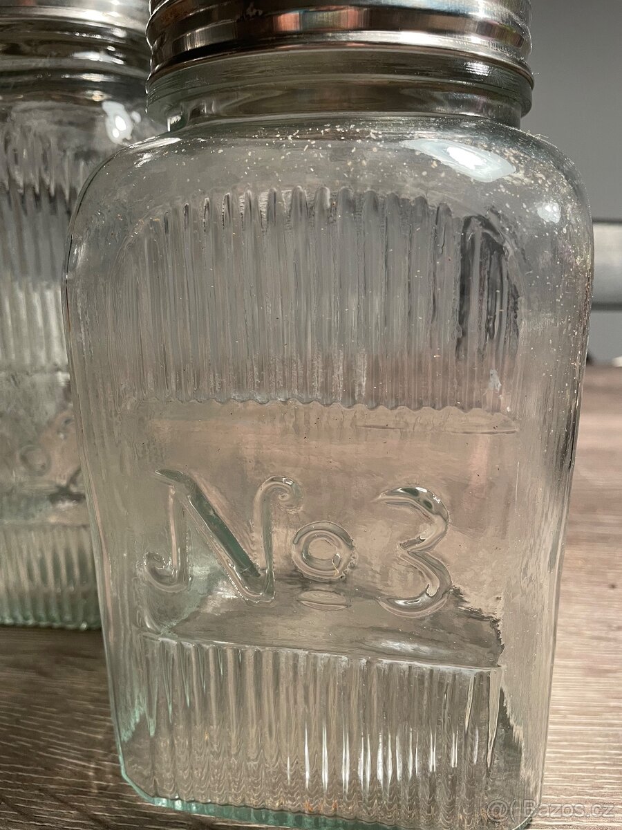 3 zajímavé skleněné dóza - 6