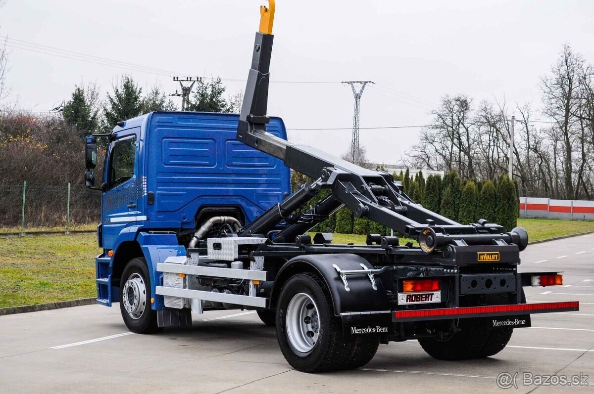 MERCEDES AXOR 1824 - 18T HÁKOVÝ NOSIČ KONTEJNERŮ EU5 - 6