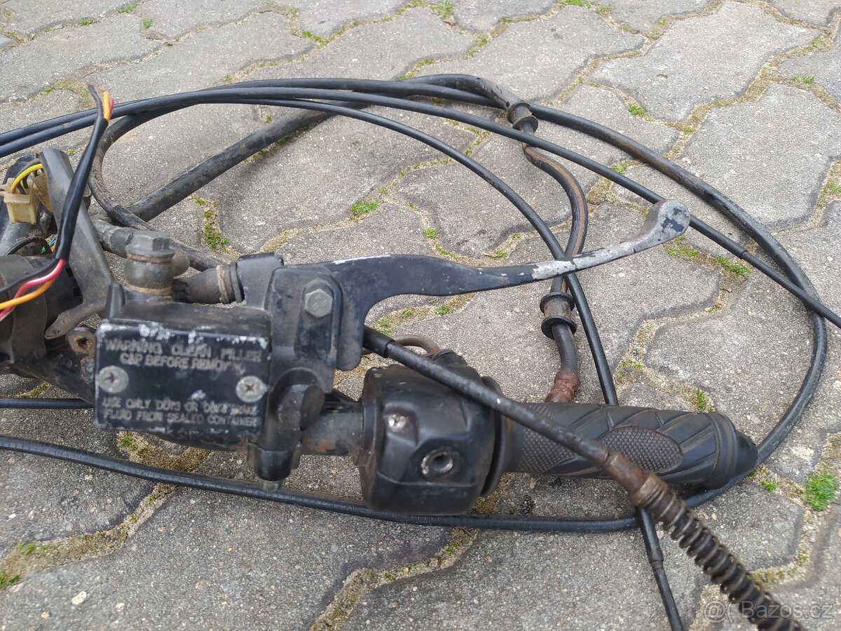 CPI Aragon 50, 125 - řidítka, přepínače, zrcátka, lanka - 6