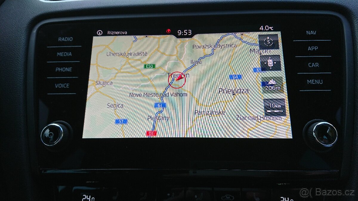 Navigace - Mapy Škoda SuperB, Octávia, Rapid, Kodiaq - 6