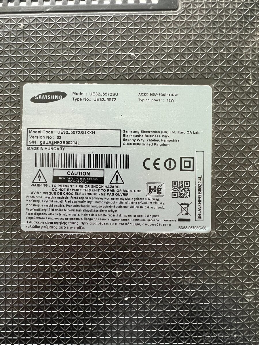 Díly do TV Samsung UE32J5572SU - 6