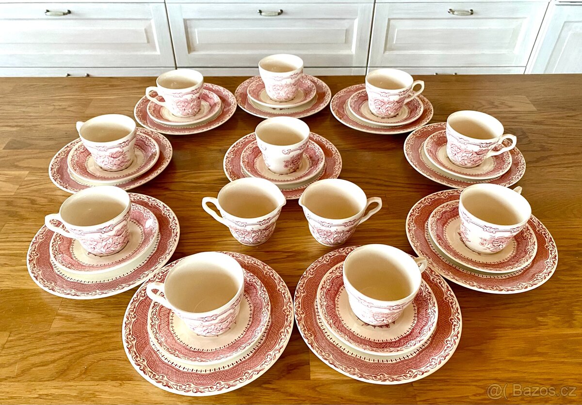 Anglický porcelánový servis (bez vady) - 6