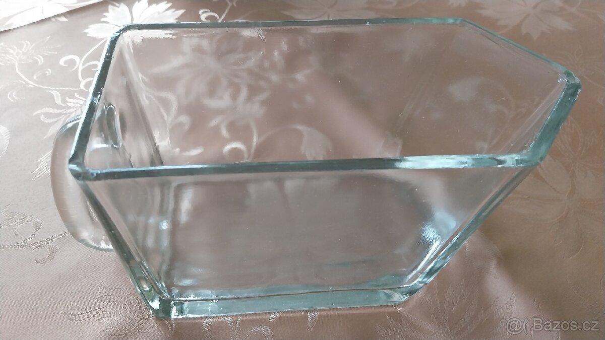 Skleněné retro vázičky, hrnky, potravinové dózy - 6