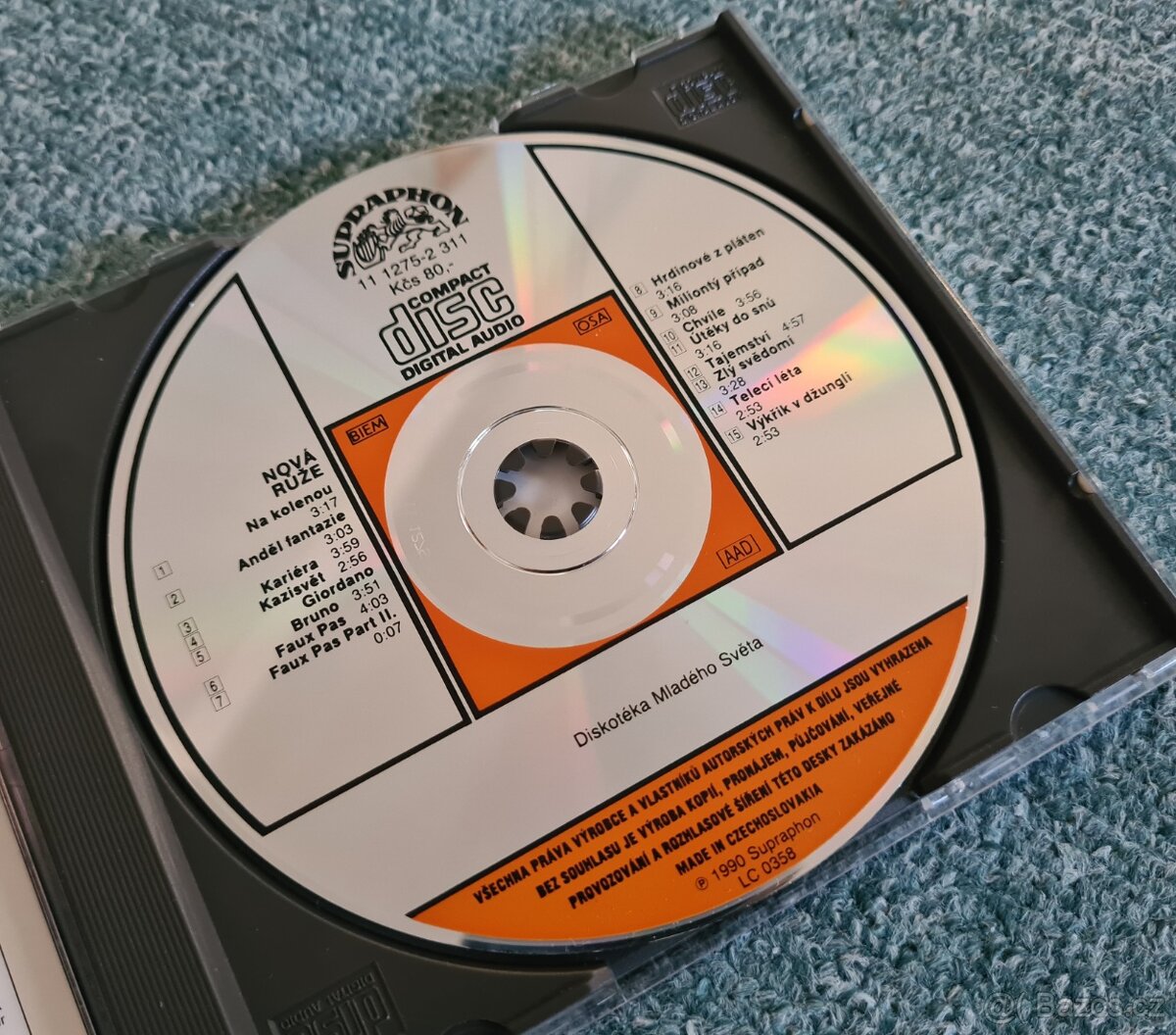 CD - Nová Růže - 1990 Supraphon - 6