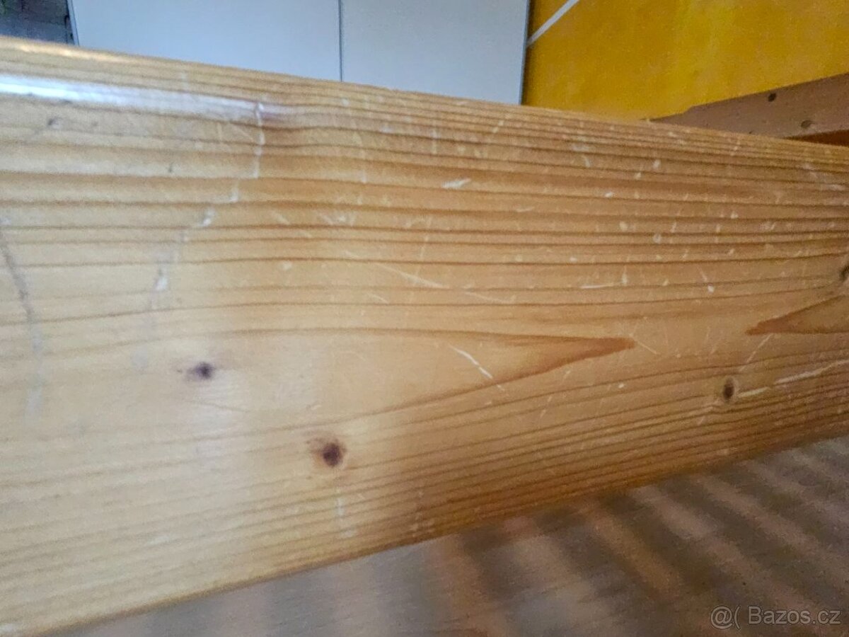 Postel z masivu 120x200 s roštem - 6