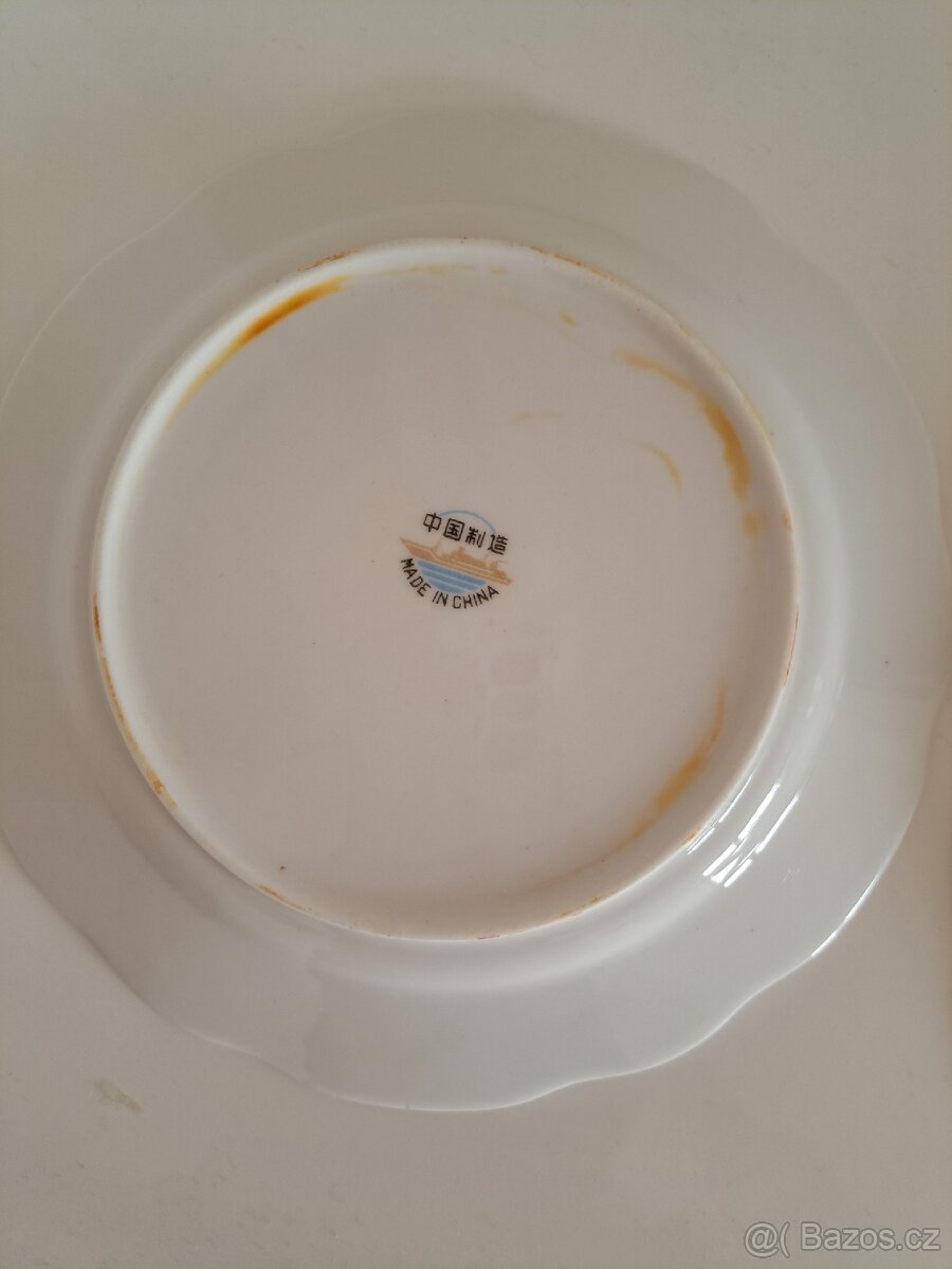 Retro talíře - Děti na kole - 6