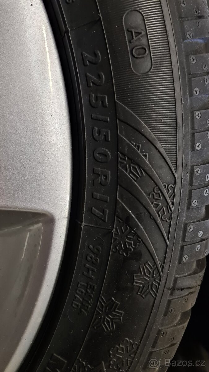 ALU KOLA R17 - 5x112 zimní originál AUDI A4, VW, ŠKODA - 6