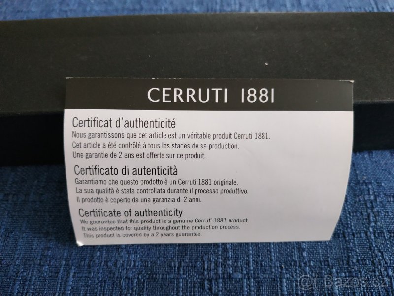 Prodám kuličkové pero Cerruti - 6
