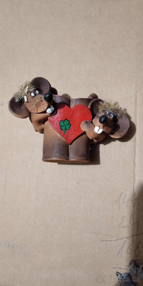 Dekorace-pedigu, z korálků, z keramiky - 6