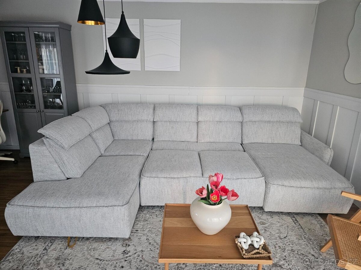 @@@ NOVÁ Rohová pohovka " MANGO XL " elektricky @@@ - 6