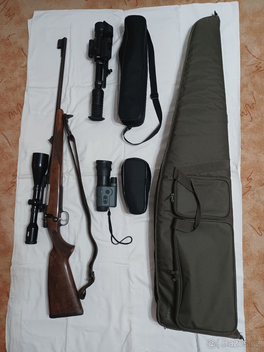 Kulobrok + hlavně a opakovací kulovnice + malorážka - 6