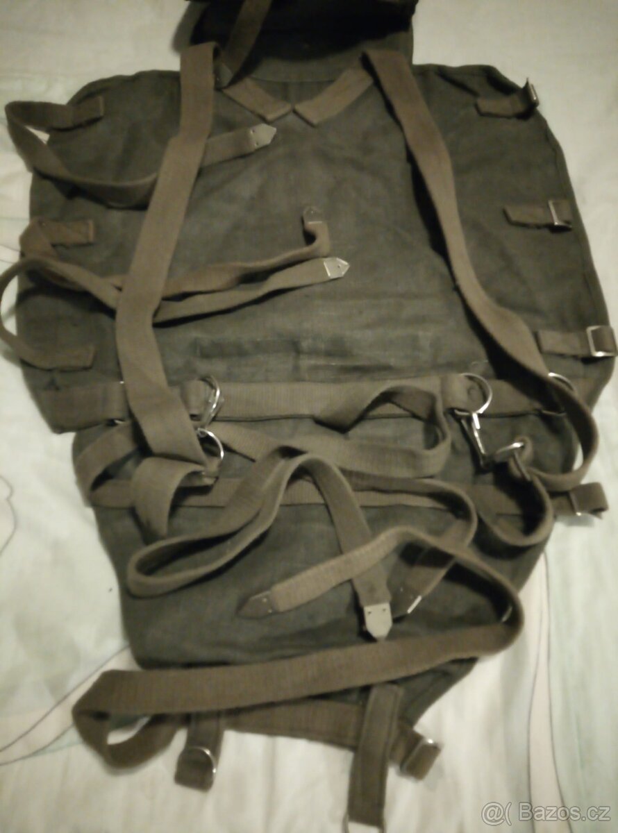 Retro trampský/vojenský batoh,U.S.Torna,Usárna - 6