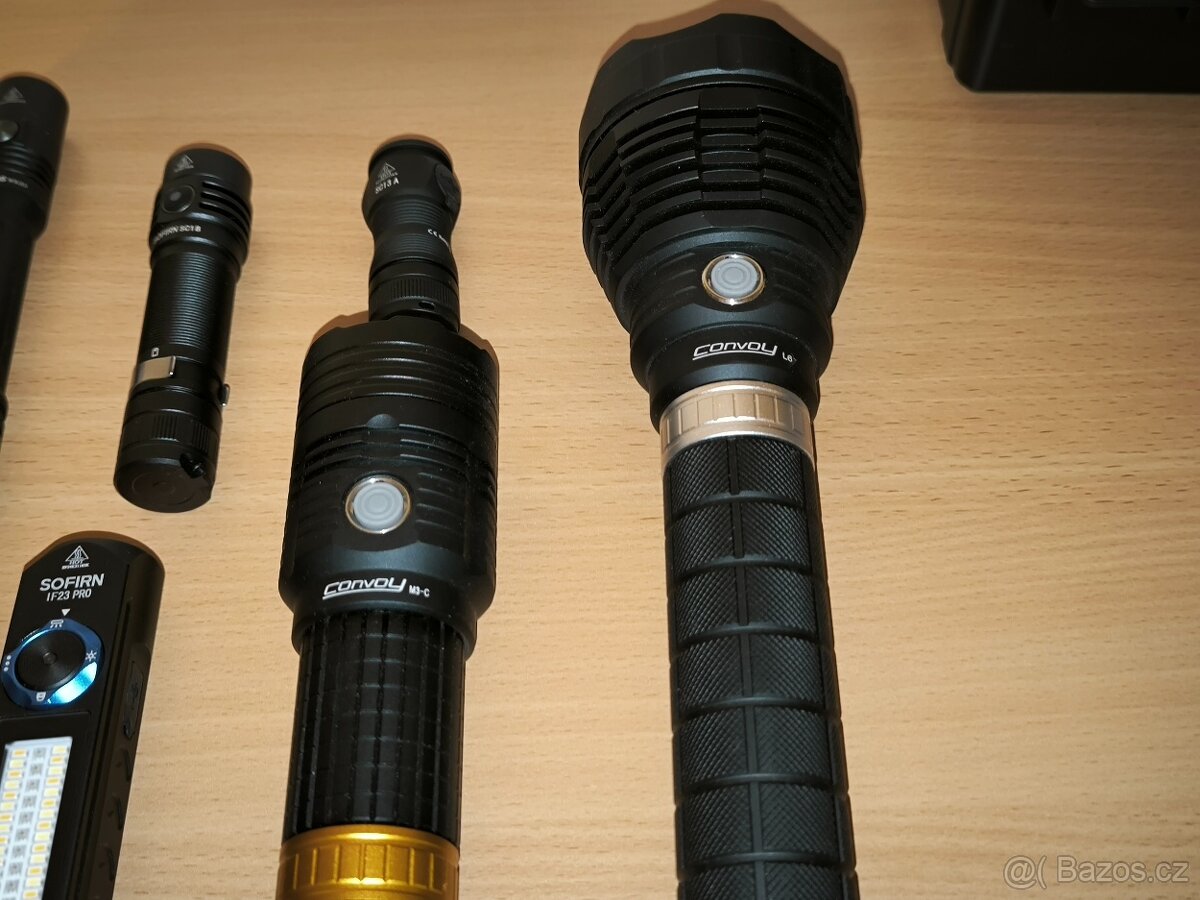 Hliníkové dobíjecí li-ion svítilny Sofirn, Wurkkos, Convoy - 6