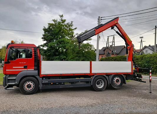 MAN TGS 26.500 6x2 - valník s hydraulickou rukou - 6