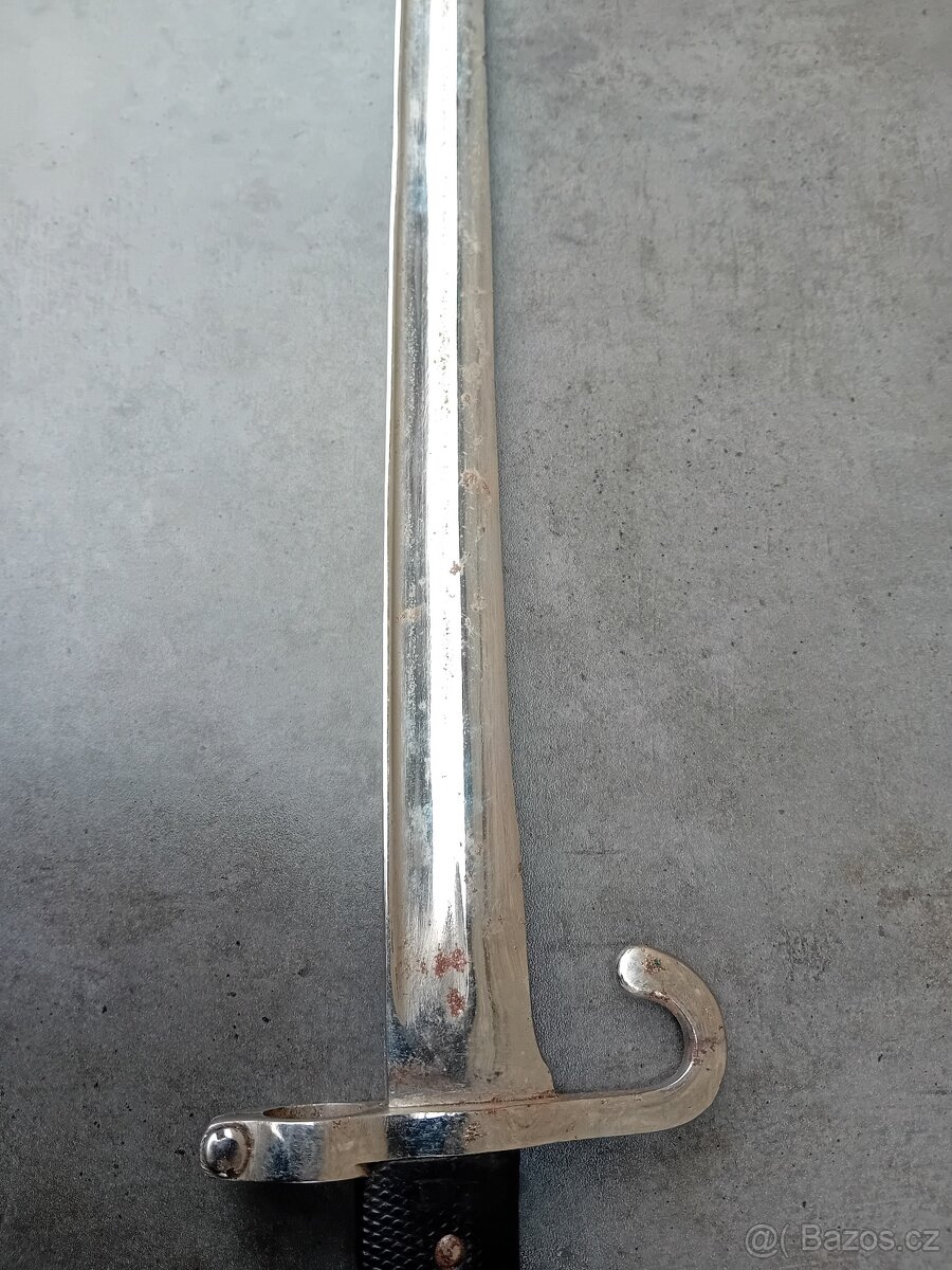 Bodák bajonet werndl vycházkový bez drážky - 6