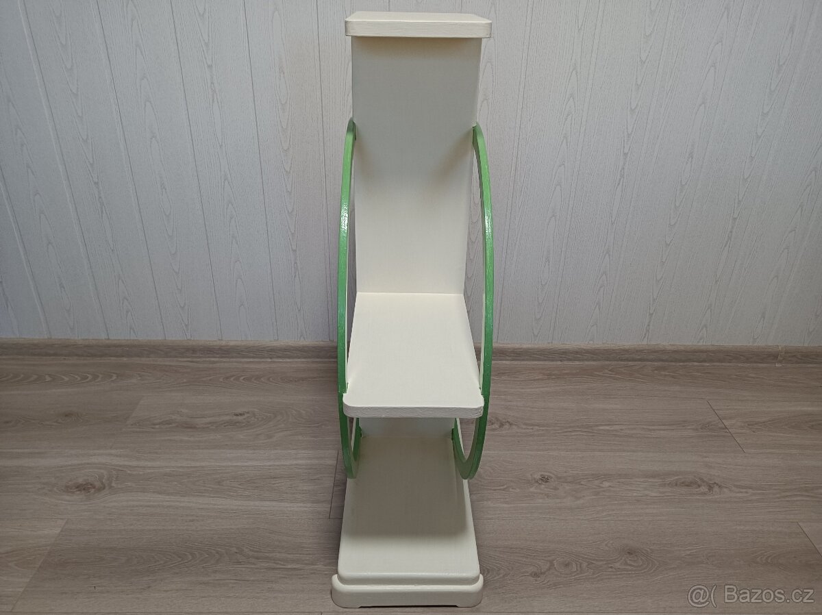 Zajímavý starožitný květinový stojan ART DECO - 6