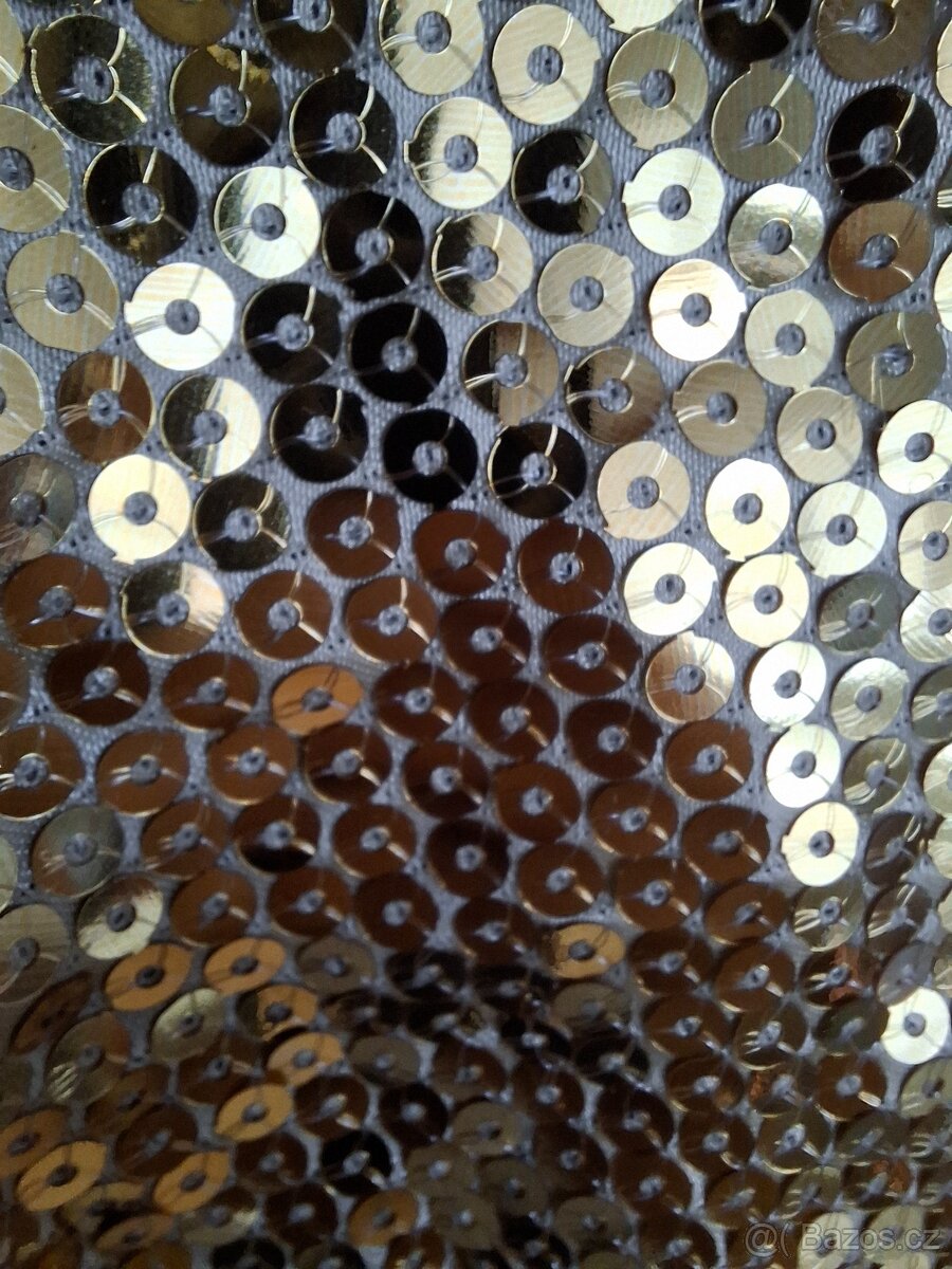 Sako společenské vel.48/50 zlaté třpytky - 6