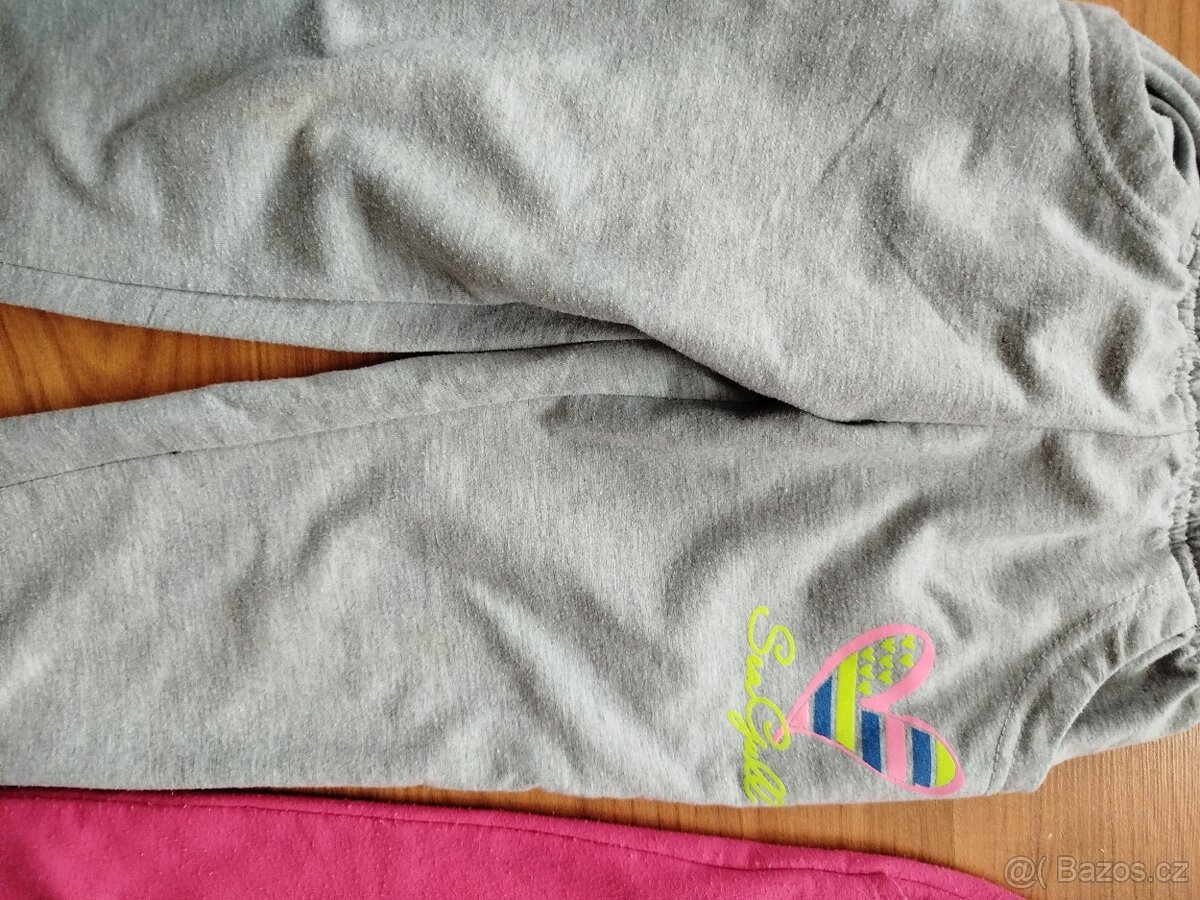 5x dívčí tepláky vel 98-110 - 6