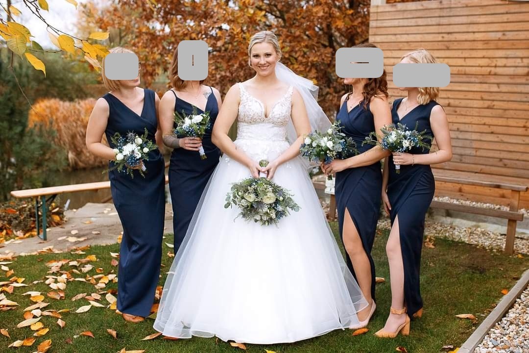 Tmavě modré šaty BÁRA styl- sexy šaty - 6