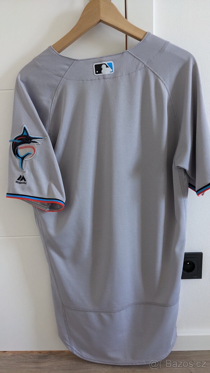 MLB Authentic Miami Marlins Road Jersey - 6
