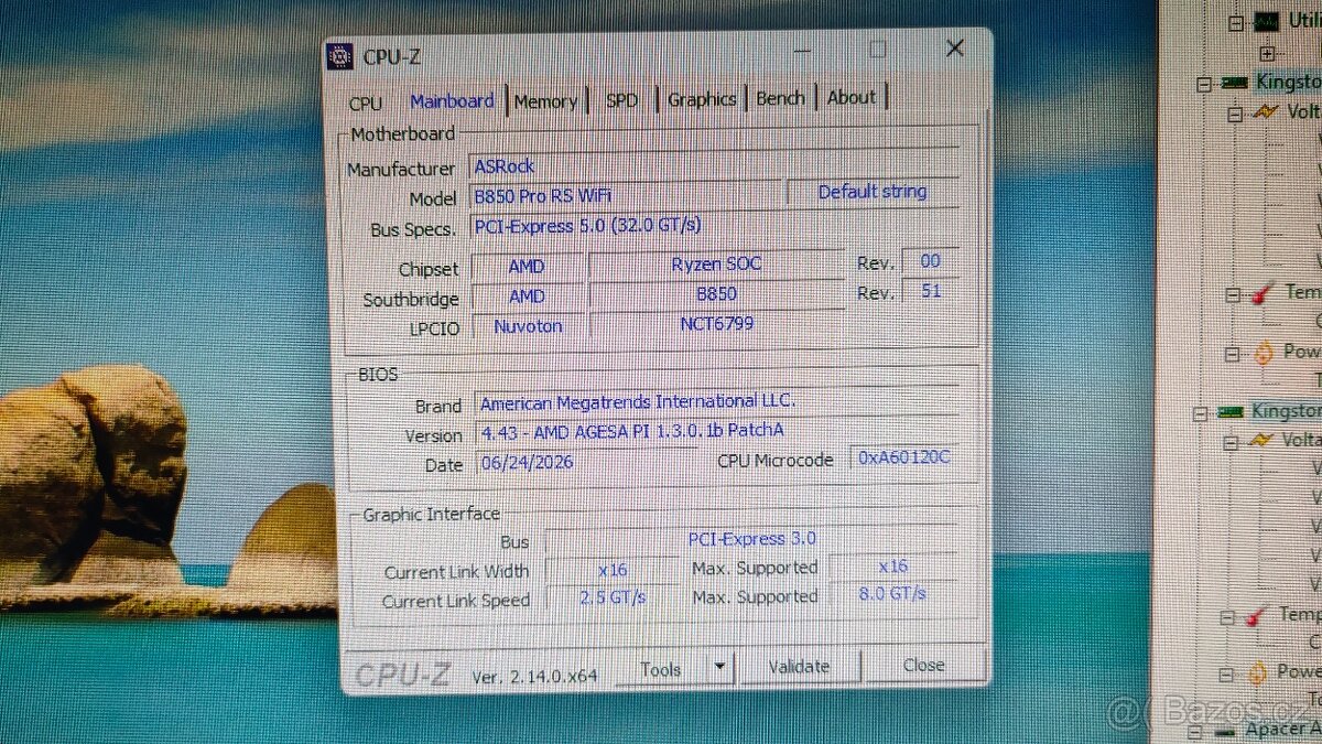 ASROCK B850 PRO RS WIFI - 6