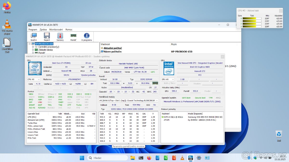 HP ProBook 650 core i7 16GB RAM Windows 11 - 6