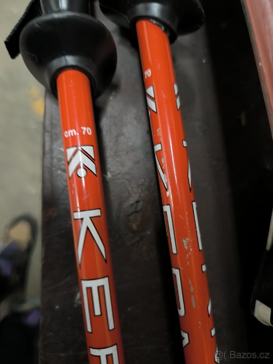 Dětské lyže 88 + hůlky - 6