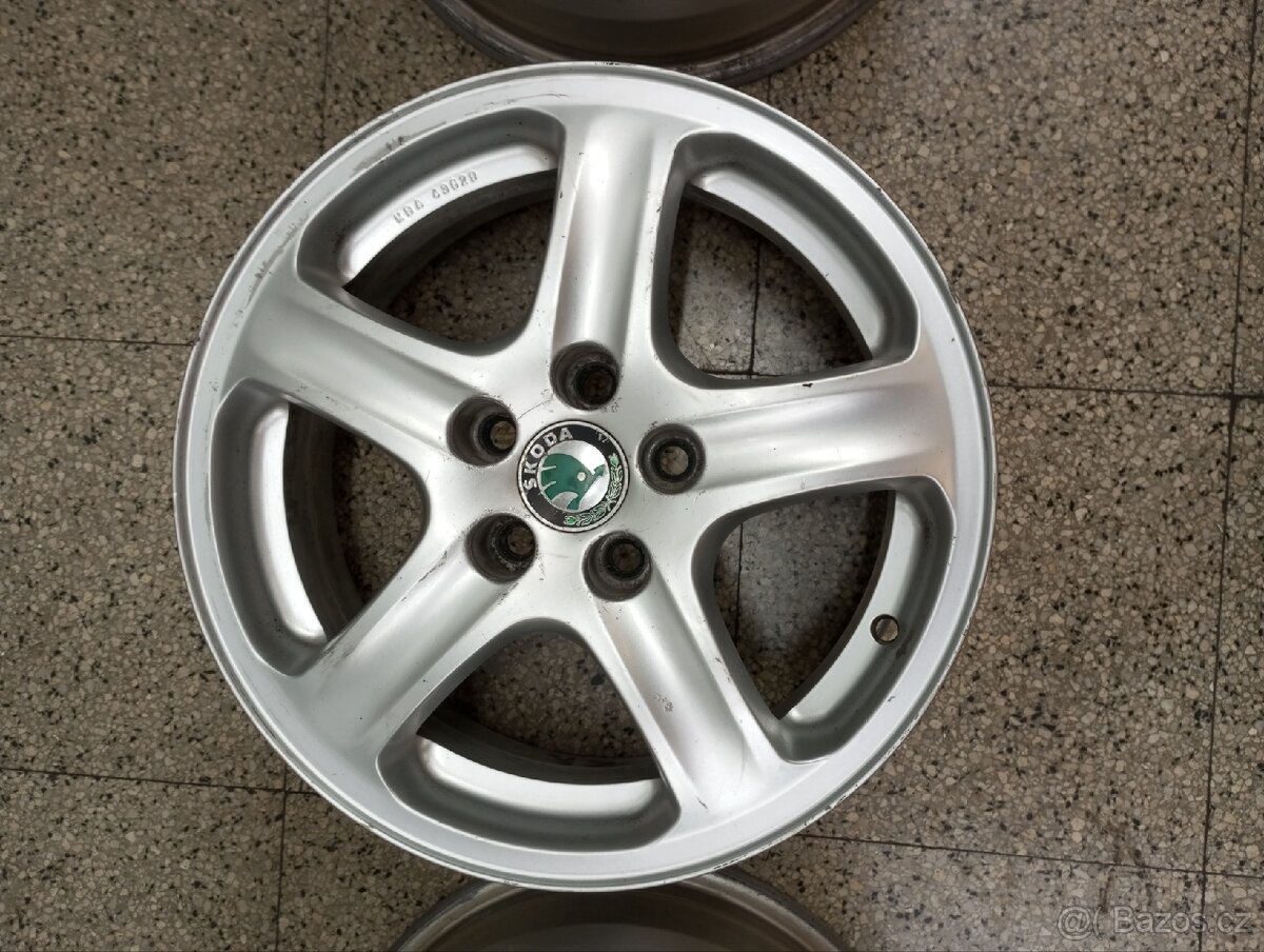 ALU kola 15" originál Škoda Octavia - 6