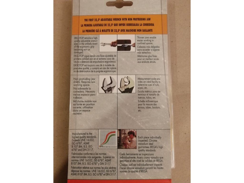 Klíč stavitelný IREGA 12" - 6