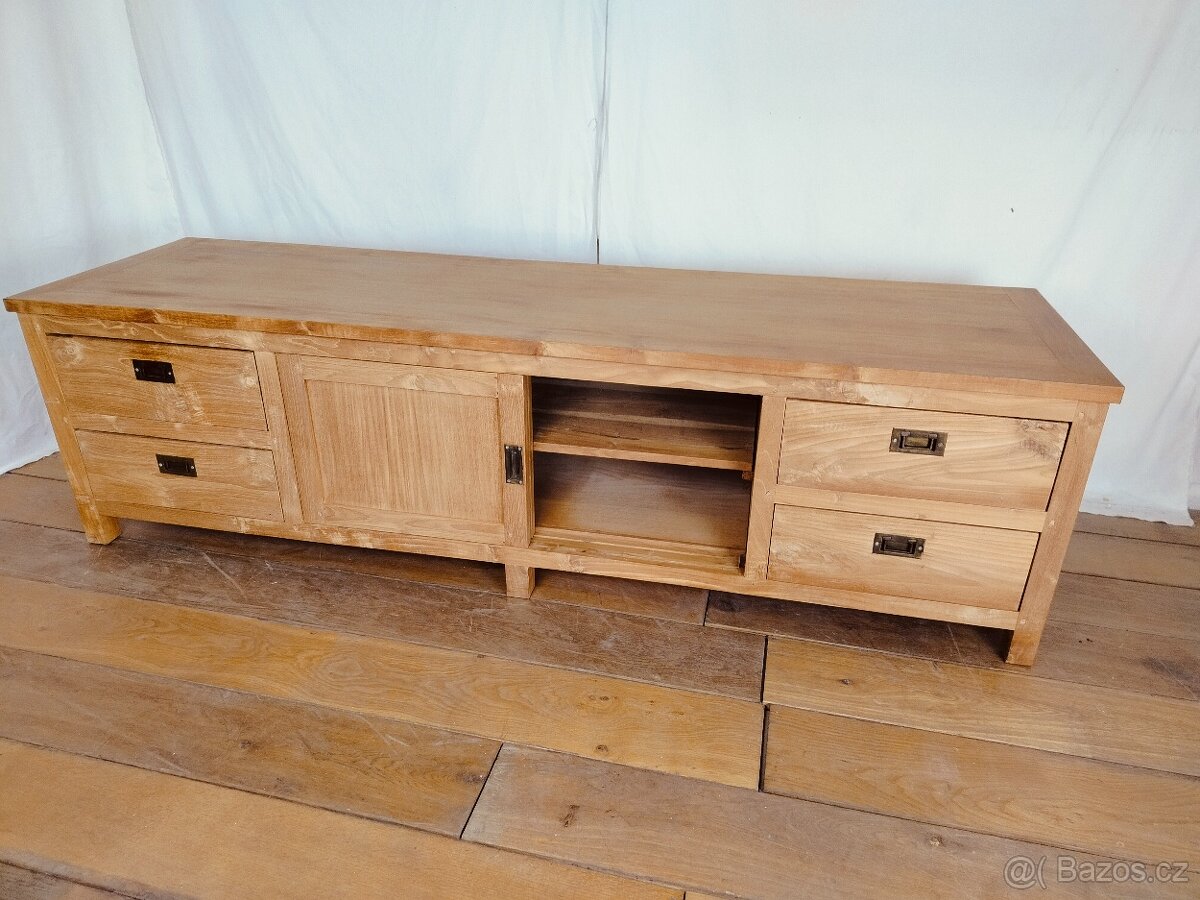 Komoda - botník - masiv TEAK - 6