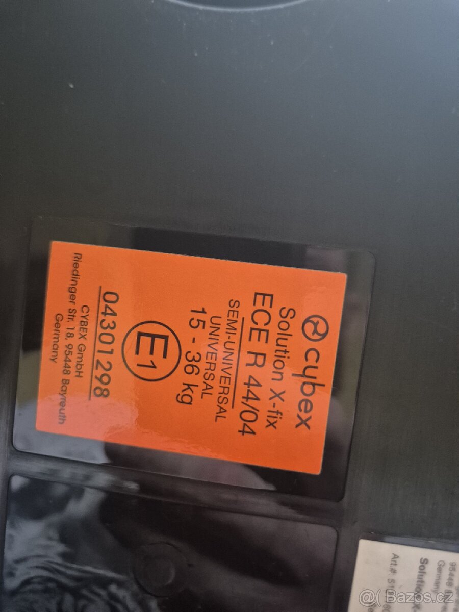 Dětská autosedačka Cybex Solution X-fix - 6