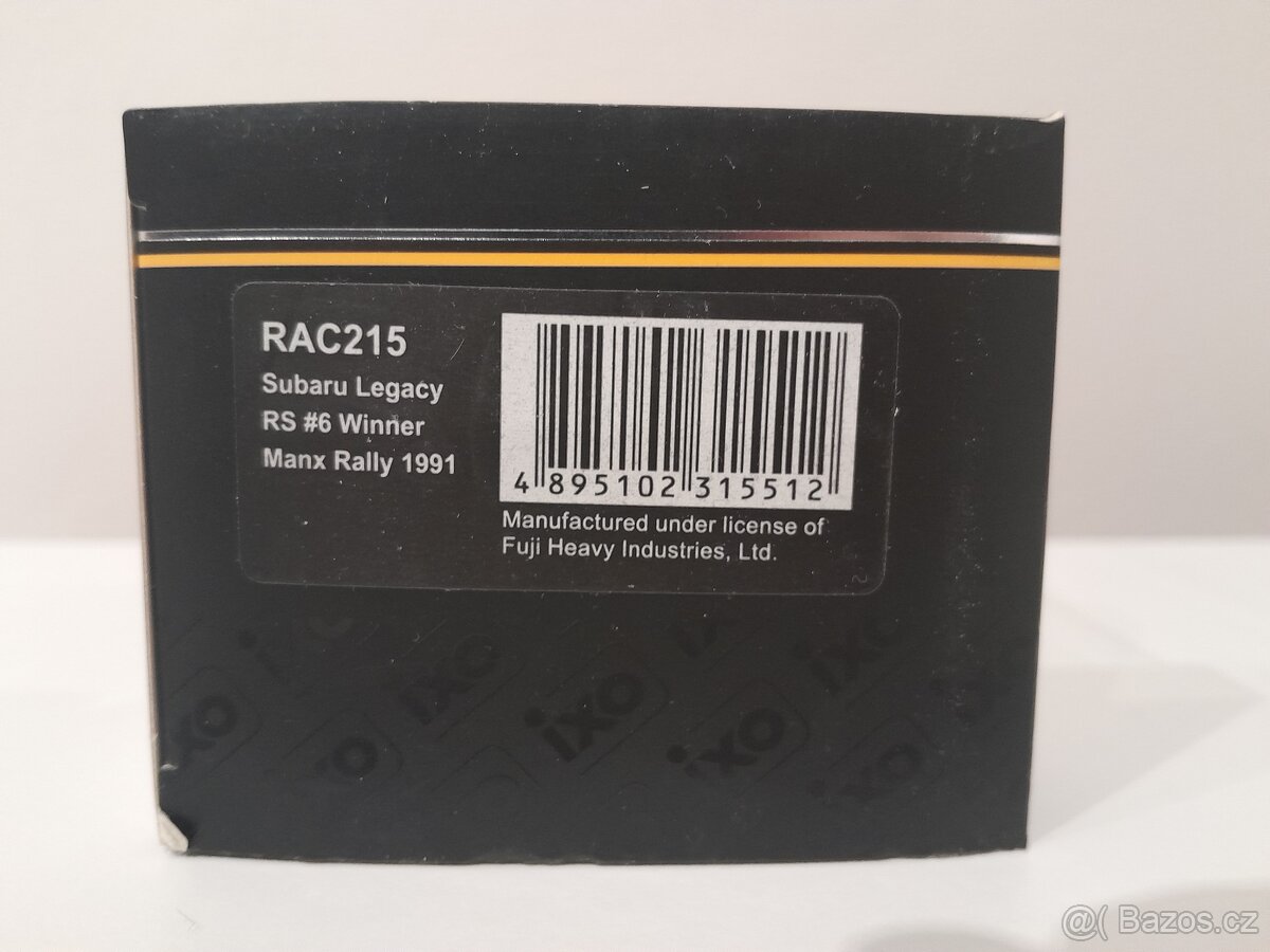 model SUBARU LEGACY RS/IXO RAC215 rarita - 6